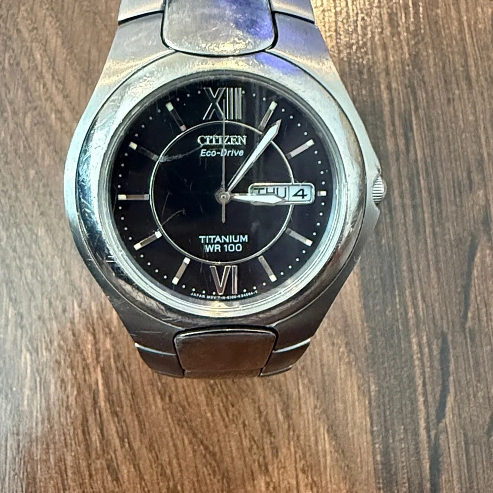 Citizen Eco-Drive Titanium WR100 Men’s Watch